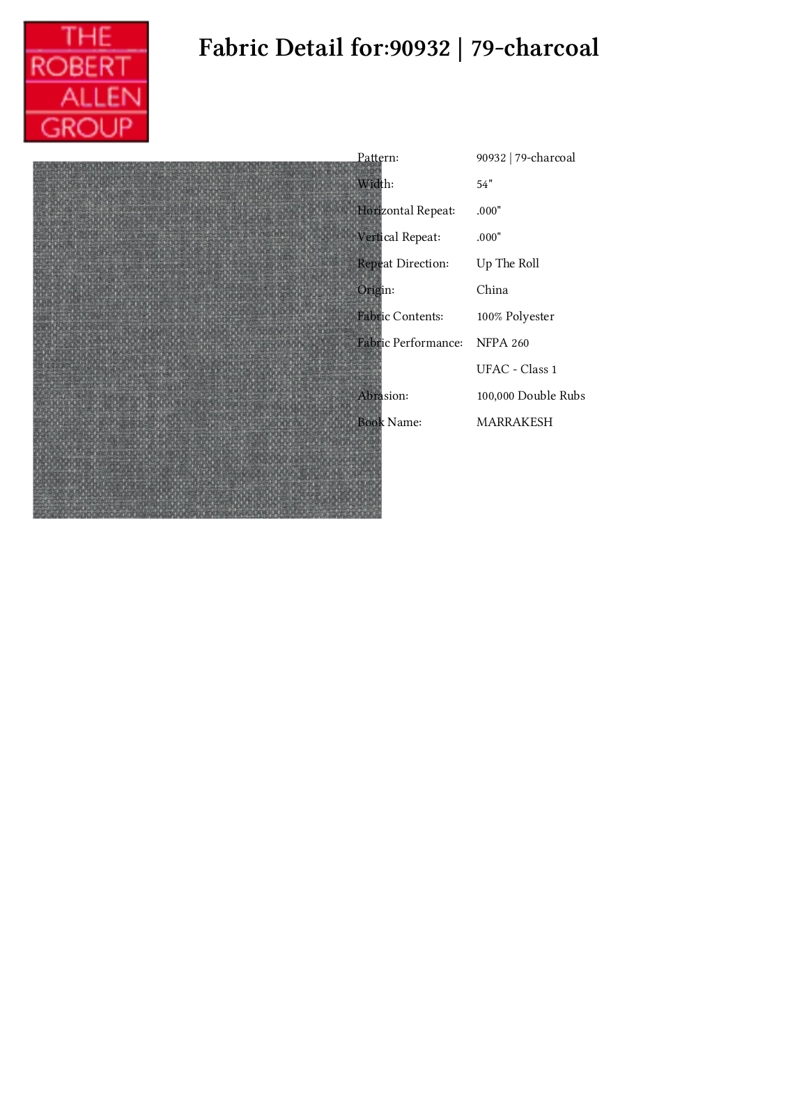 Duralee CRAL4481 Specifications - ManualMachine.com