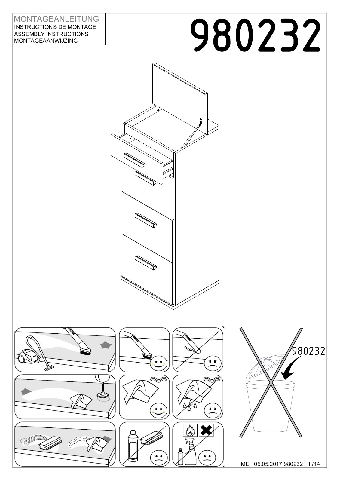 Wimex 980232 Assembly instructions