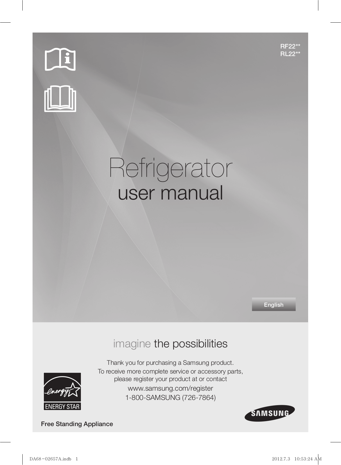 Samsung RF221NCTAWW User Manual