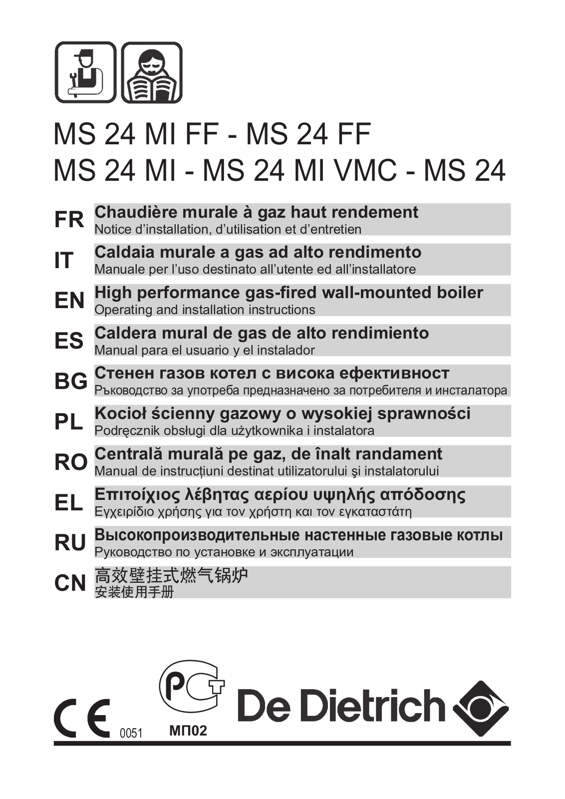 De dietrich MSL 28 MI FF User Manual