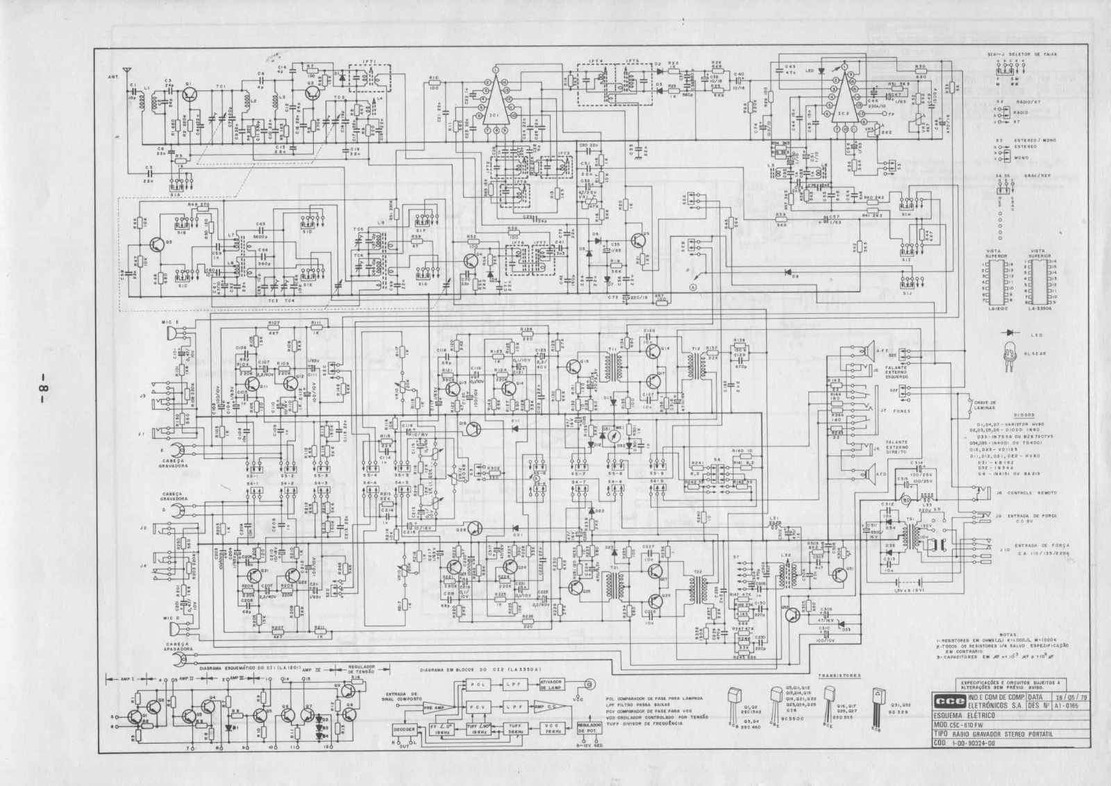 CCE CSC-610FW Schematic