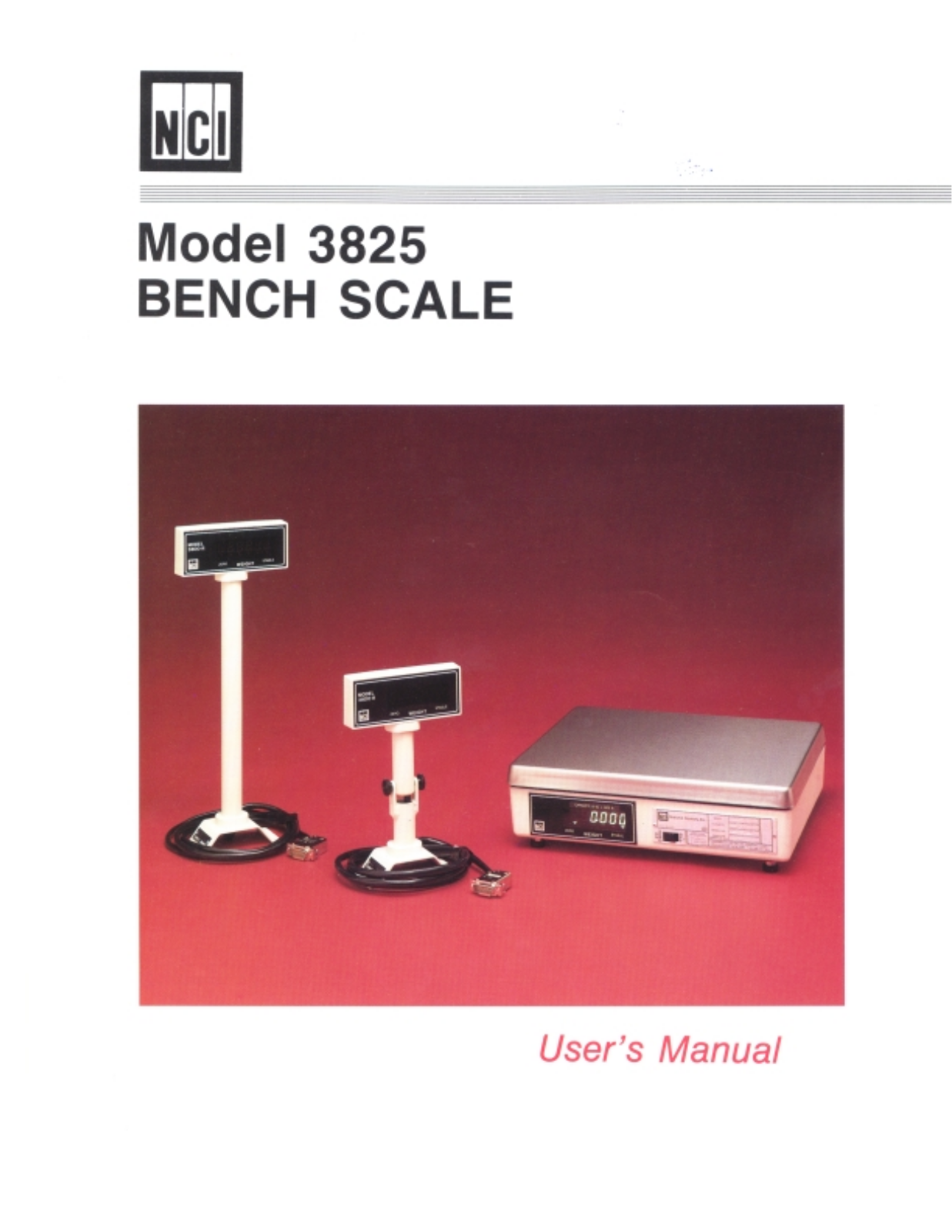 Nci 3825 User Manual