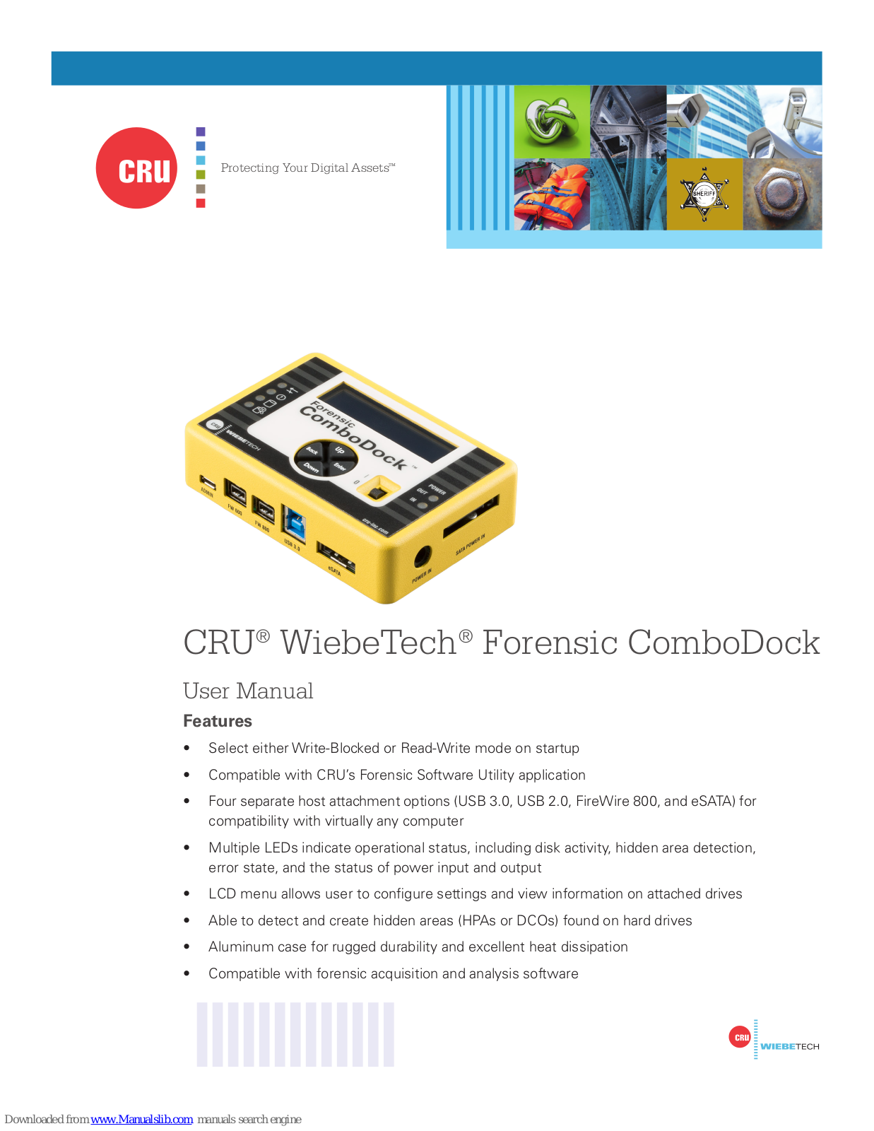 CRU WiebeTech Forensic ComboDock User Manual