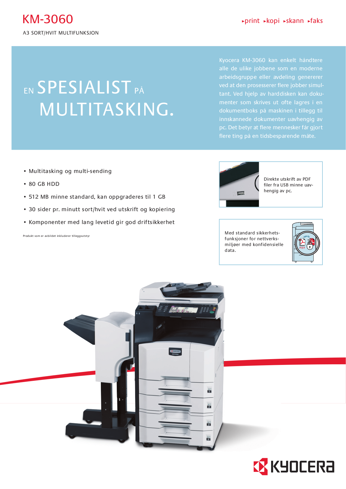 Kyocera KM-3060 Brochure