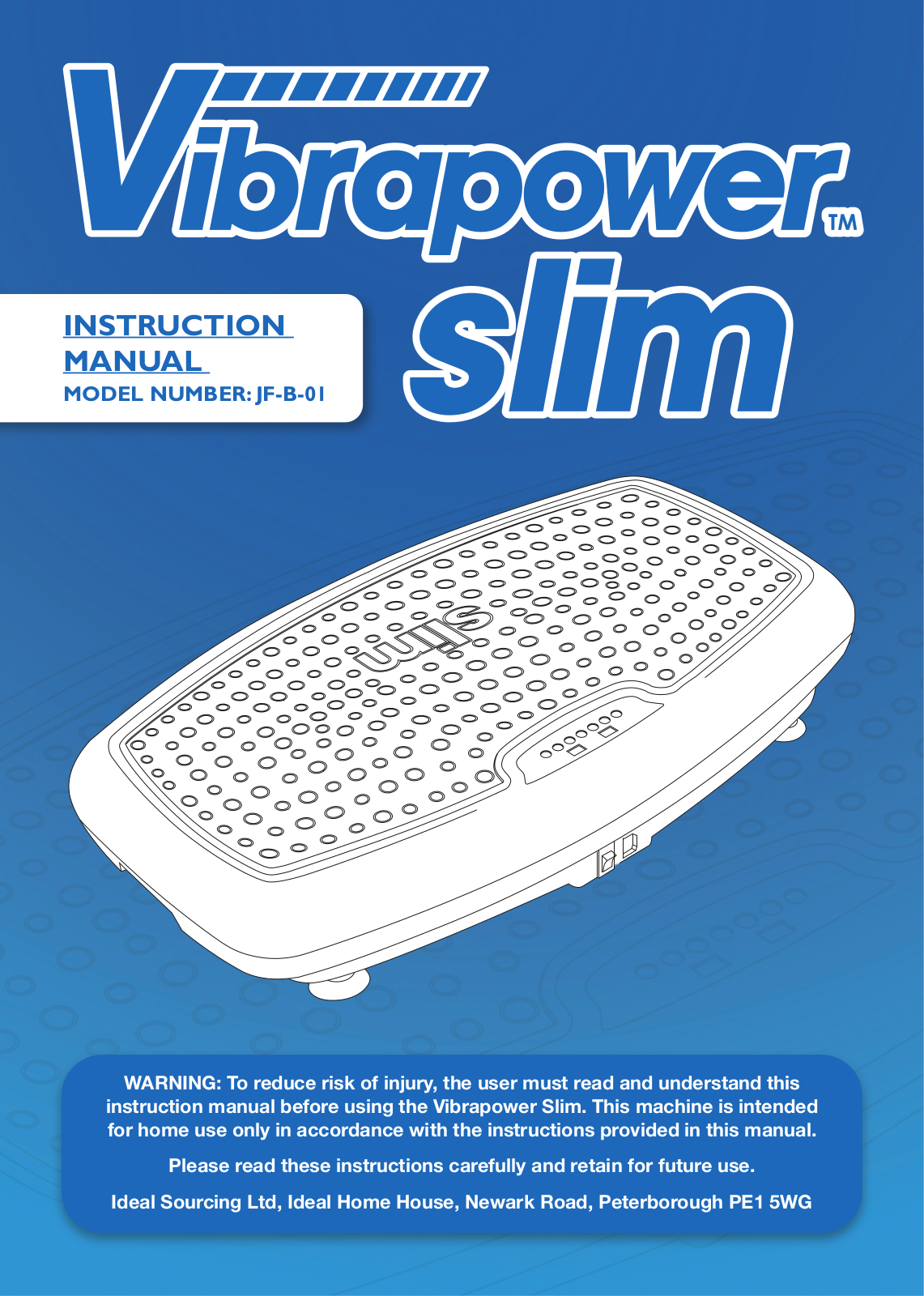 Vibrapower JF-B-01 Instruction Manual - ManualMachine.com