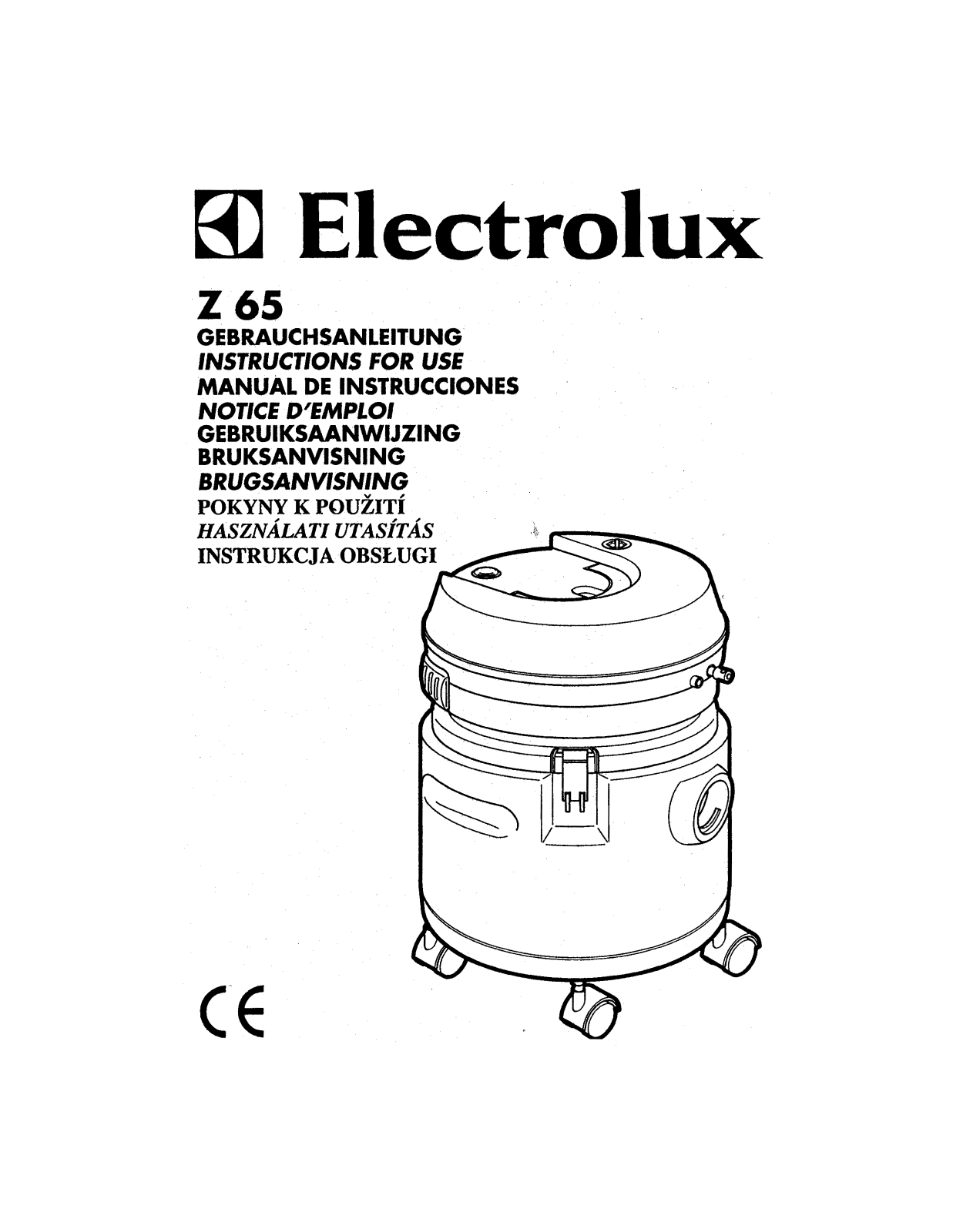 AEG Z65 User Manual