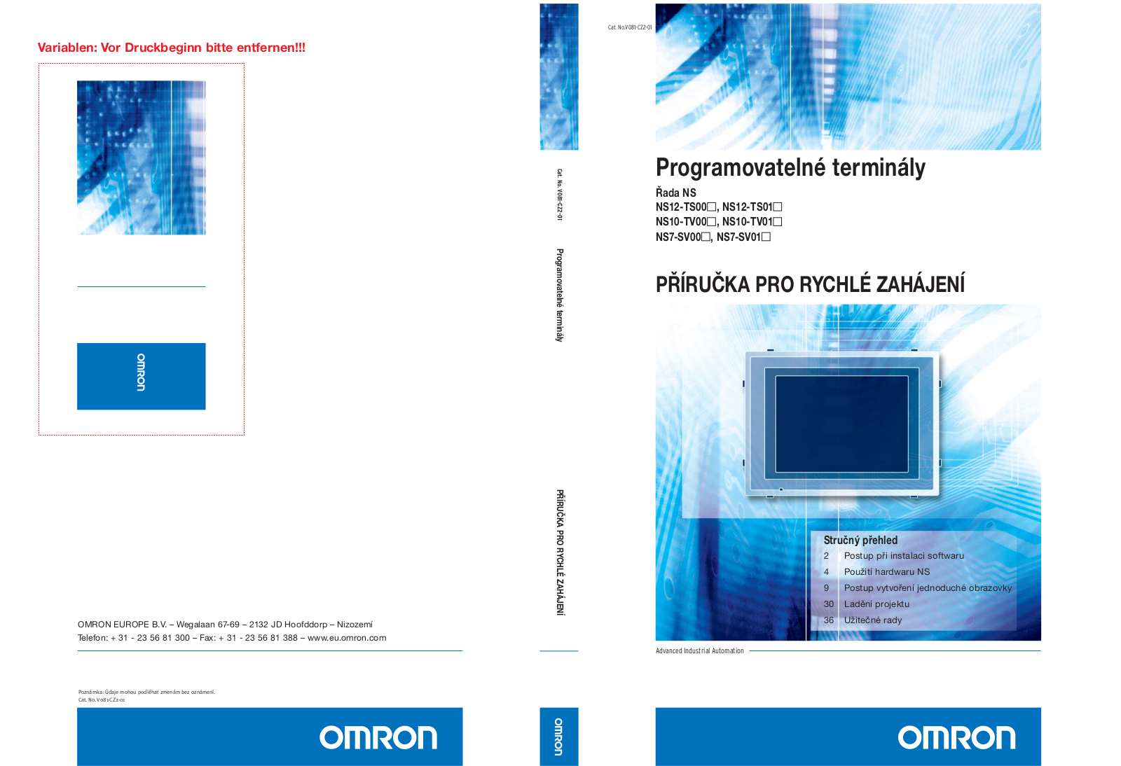 Omron NS series User Manual