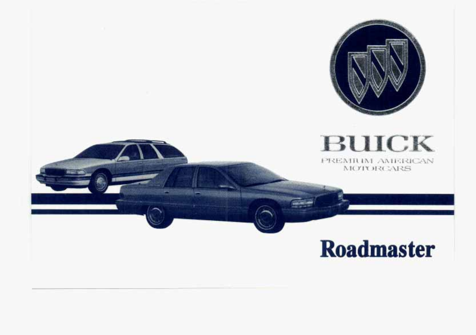 Buick ROADMASTER 1995 User Manual