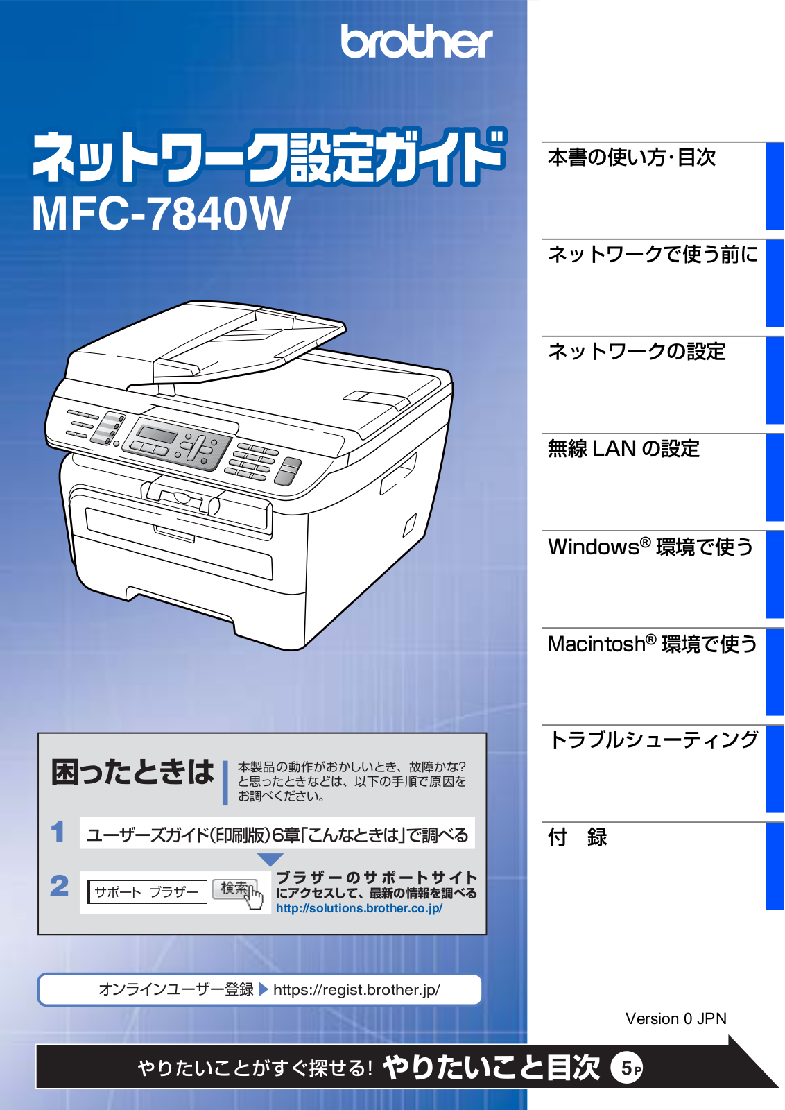 Brother MFC-7840W User manual