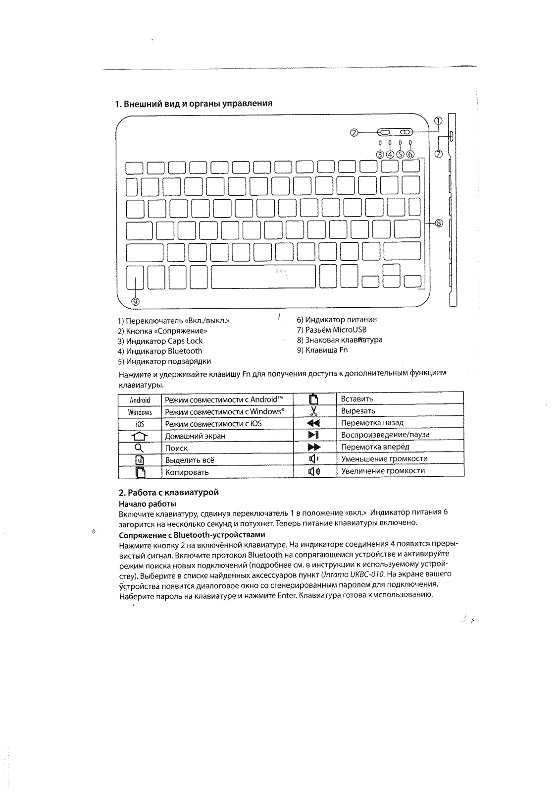 Untamo UKBC-010 User Manual