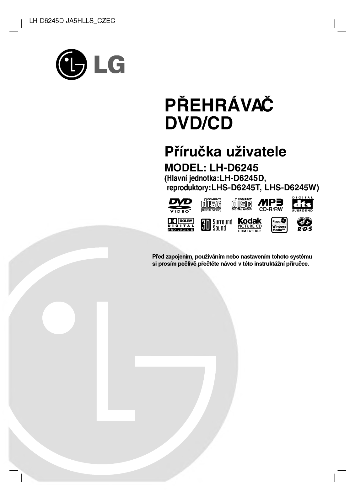 Lg LH-T6245 User Manual