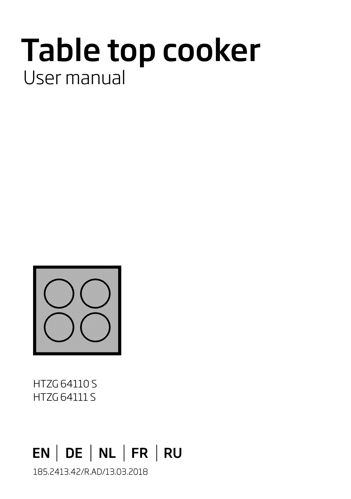 Beko HTZG 64111 S, HTZG 64110 S User manual