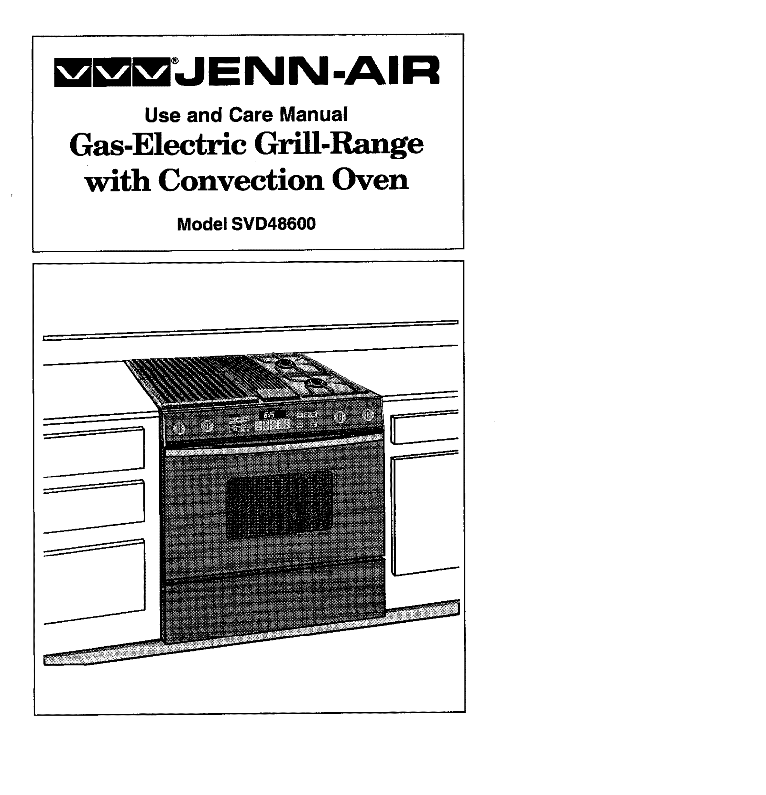 Jenn-Air SVD48600WC, SVD48600W Owner’s Manual