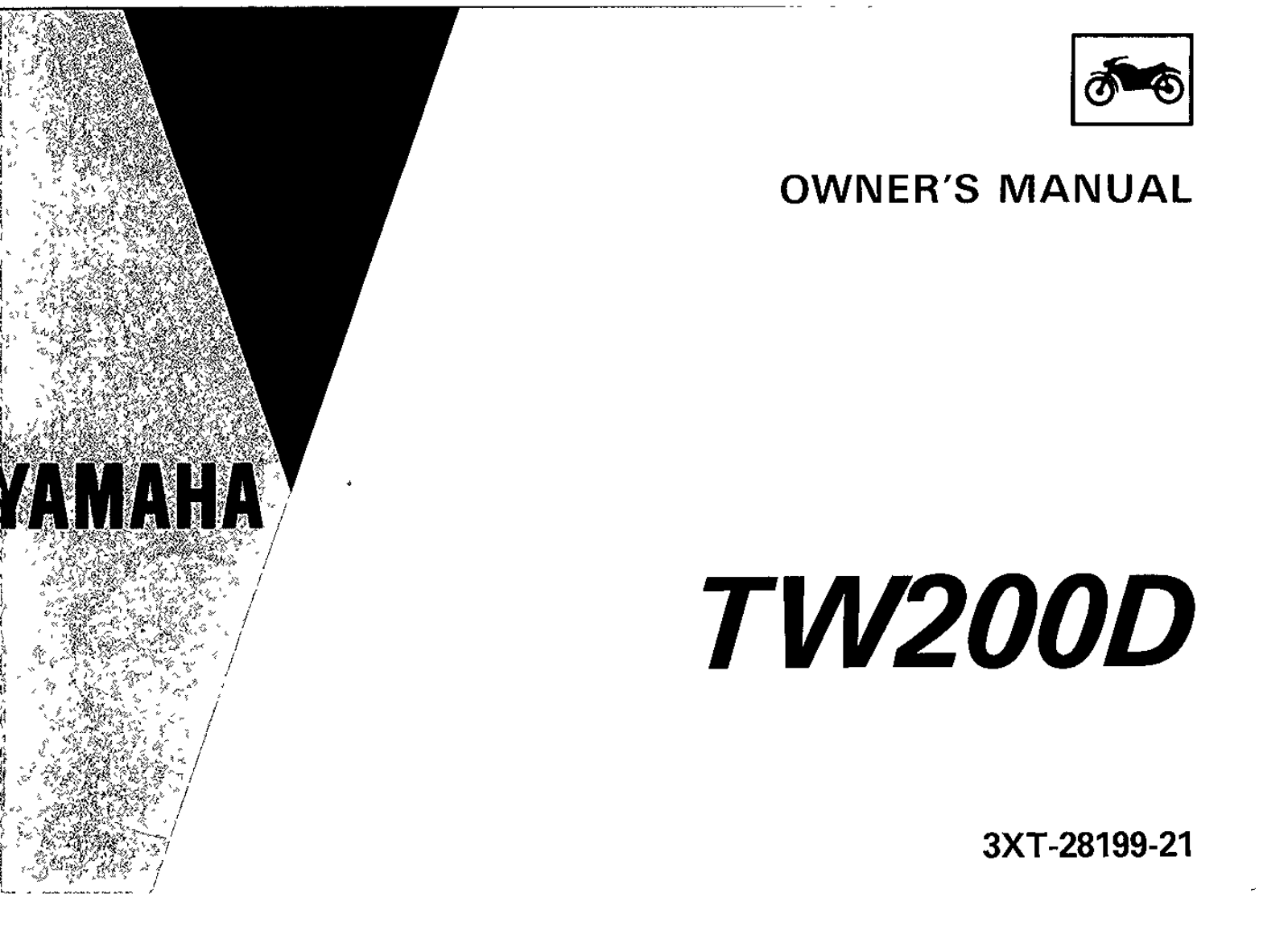 Yamaha TW200 D 1992 Owner's manual