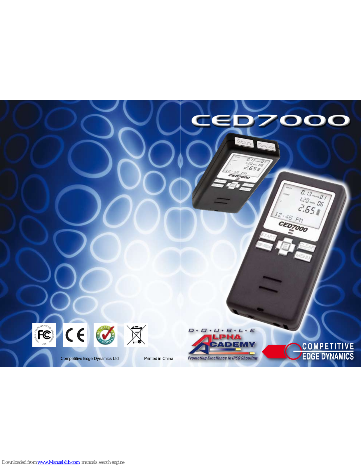 CED CED7000T, CED7000, CED7000A User Manual - ManualMachine.com