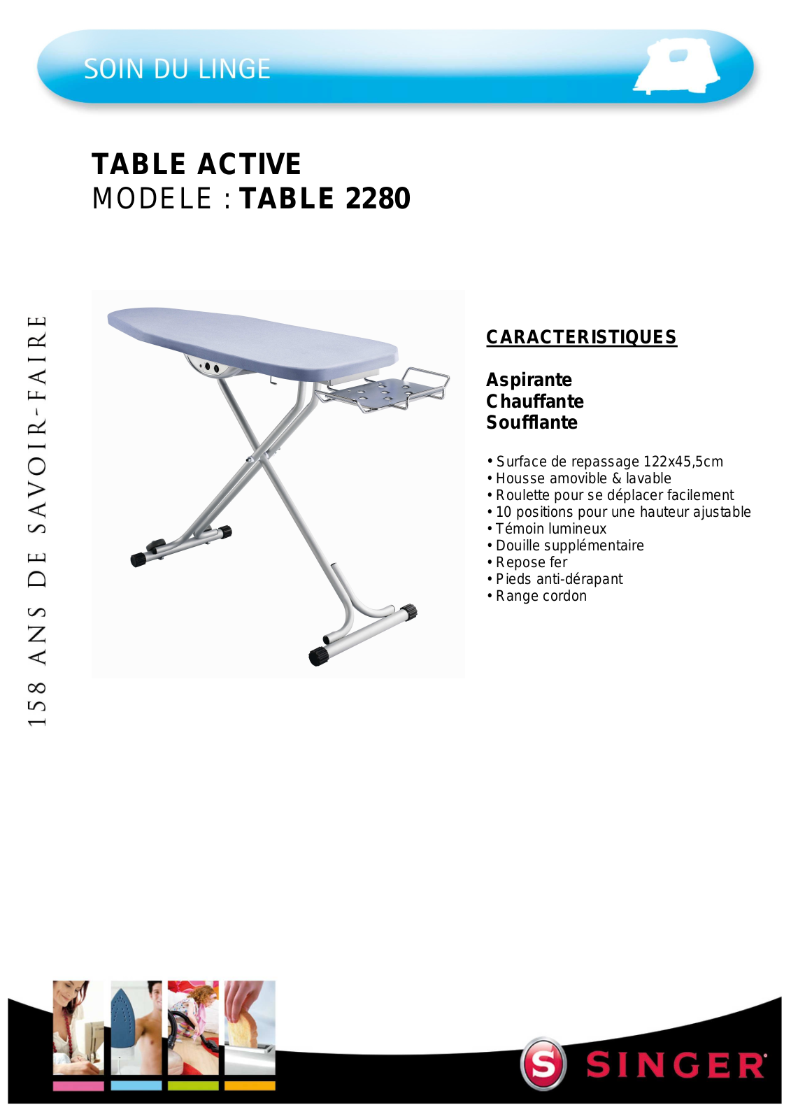 SINGER TABLE 2280 User Manual