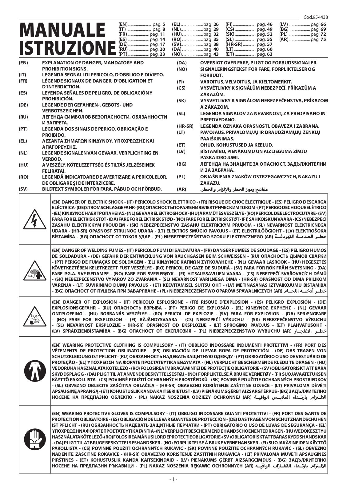 TELWIN Practica 152, Practica 182 operation manual