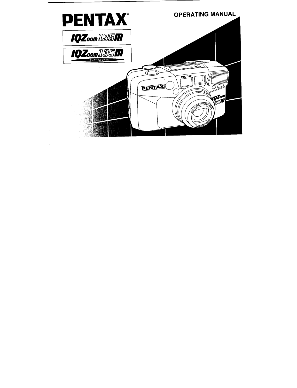 Pentax IQZoom 135-M Operating Manual