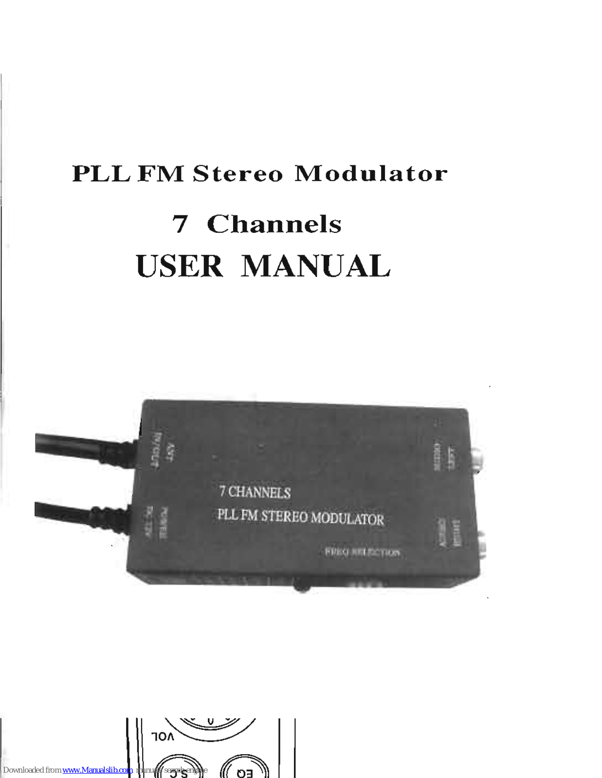 Farenheit PLL FM Stereo Modulator, EFM-4 User Manual