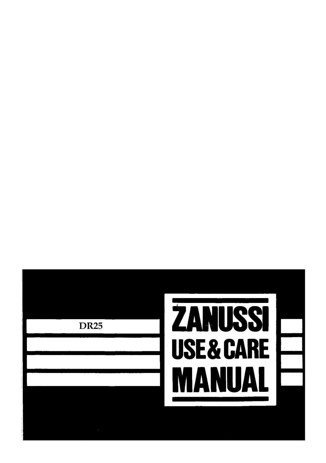 Zanussi DR 25 User Manual