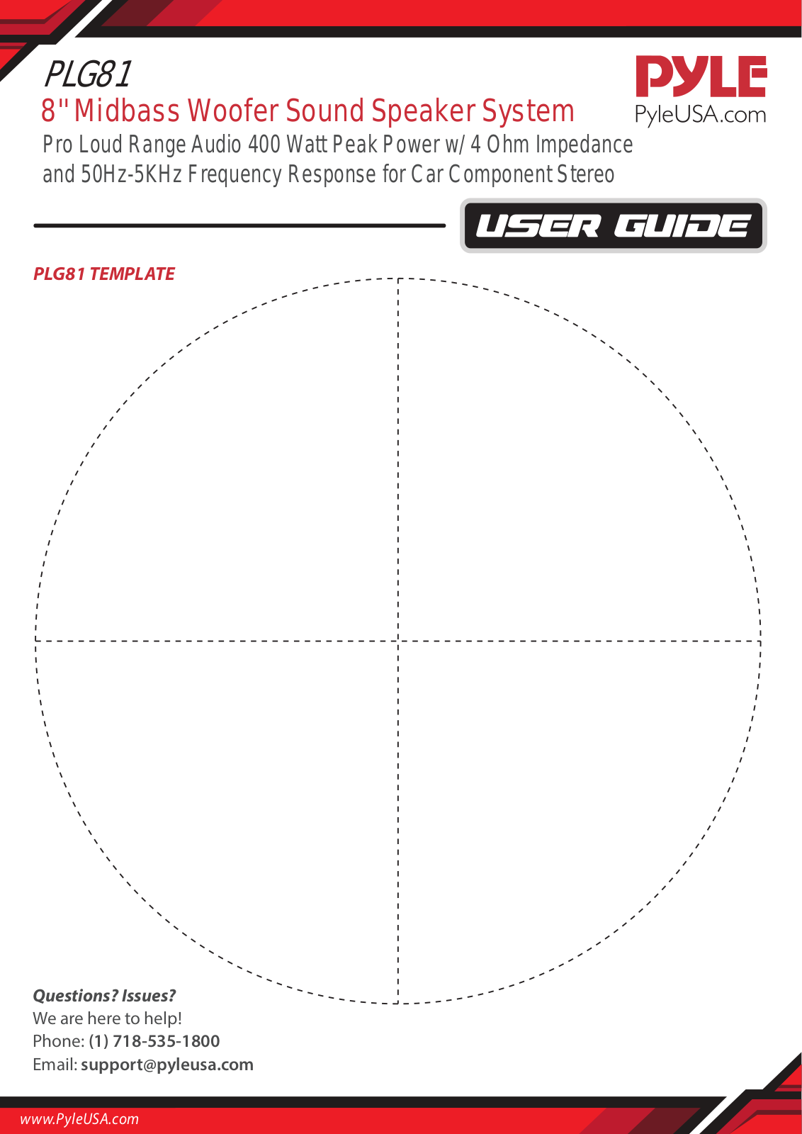 Pyle PLG81 User guide - ManualMachine.com