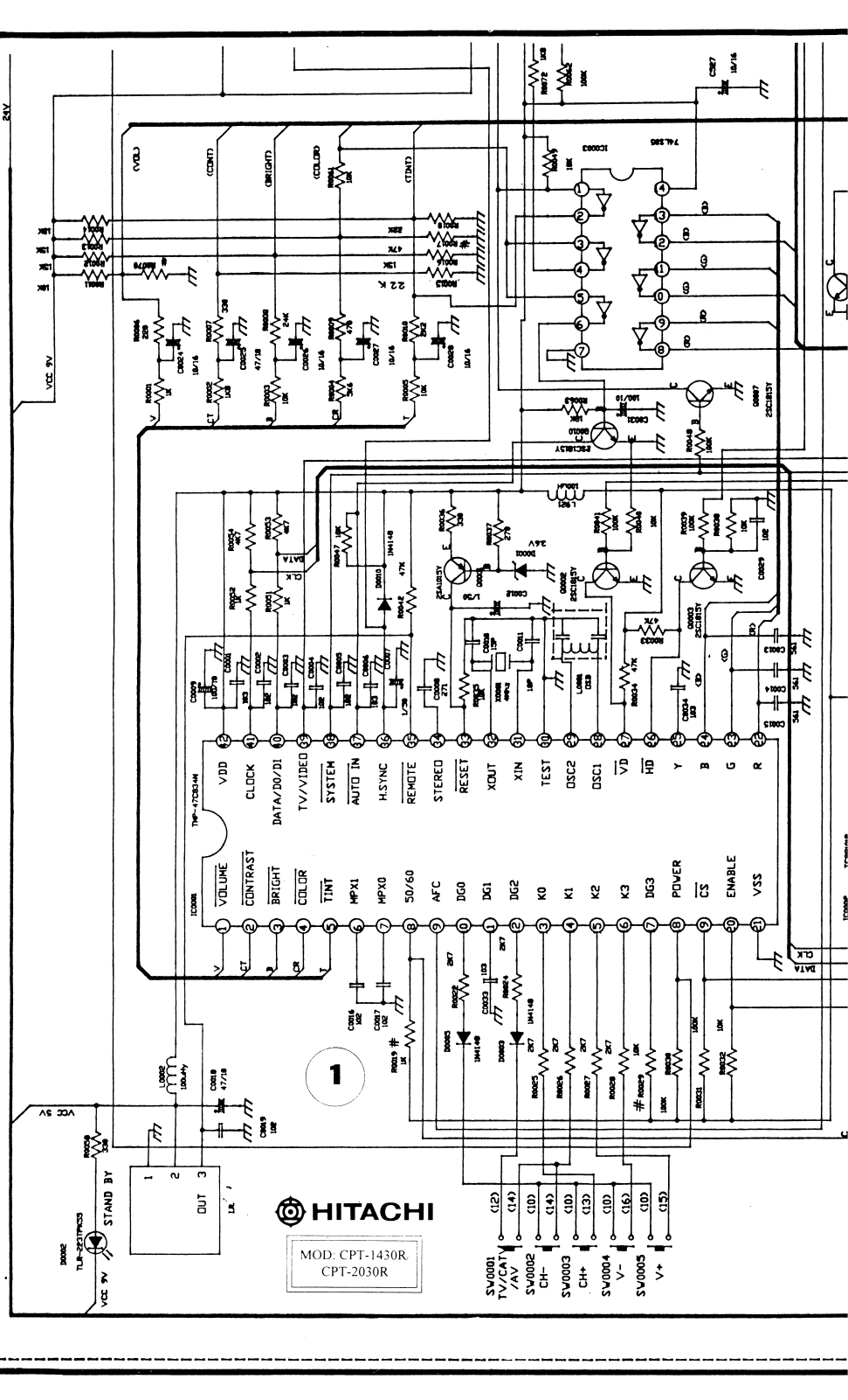 Hitachi CPT 1430R, CPT 2030R Service Manual