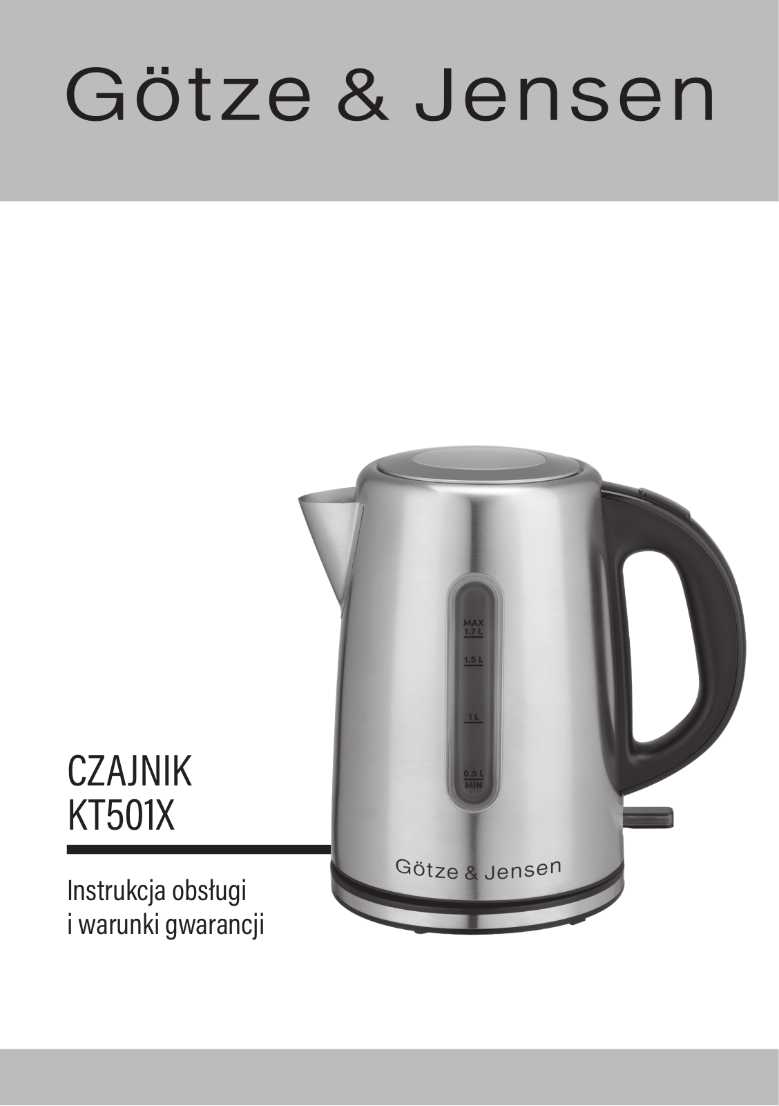 GOTZE & JENSEN KT501X User guide - ManualMachine.com