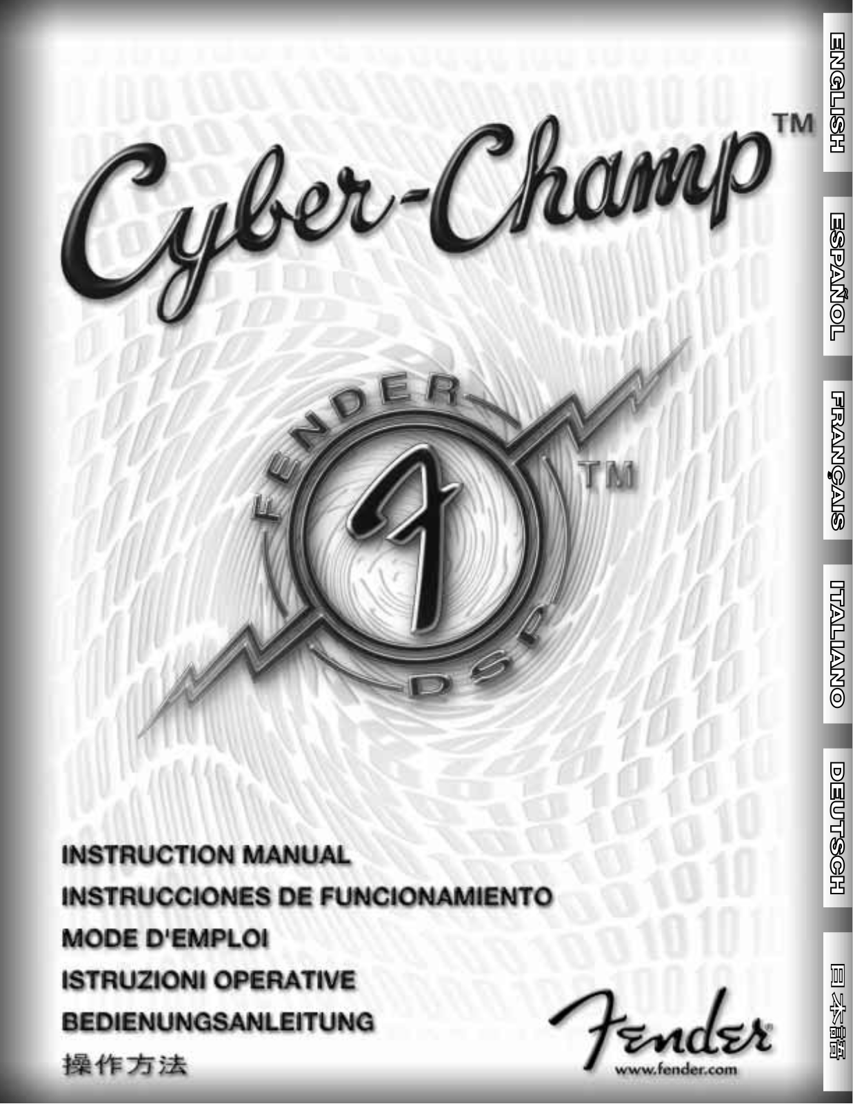 Fender CYBER-CHAMP User Manual