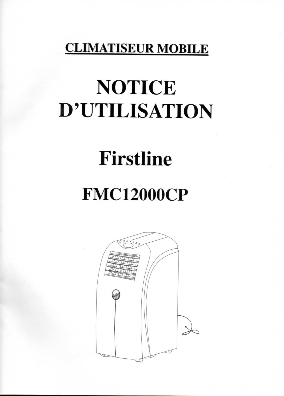 FIRSTLINE FMC12000 User Manual