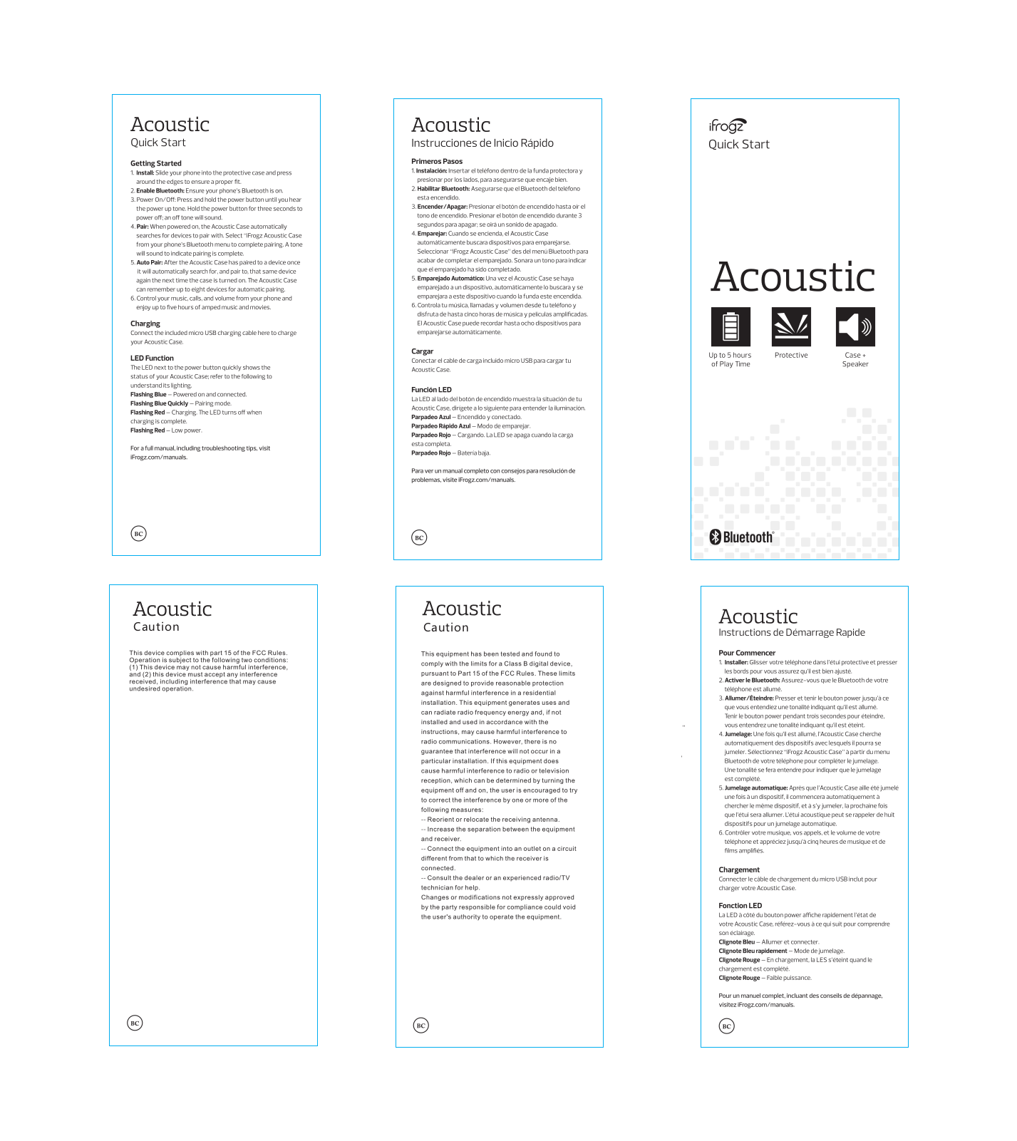 ZAGG IFACOUSTIC User Manual