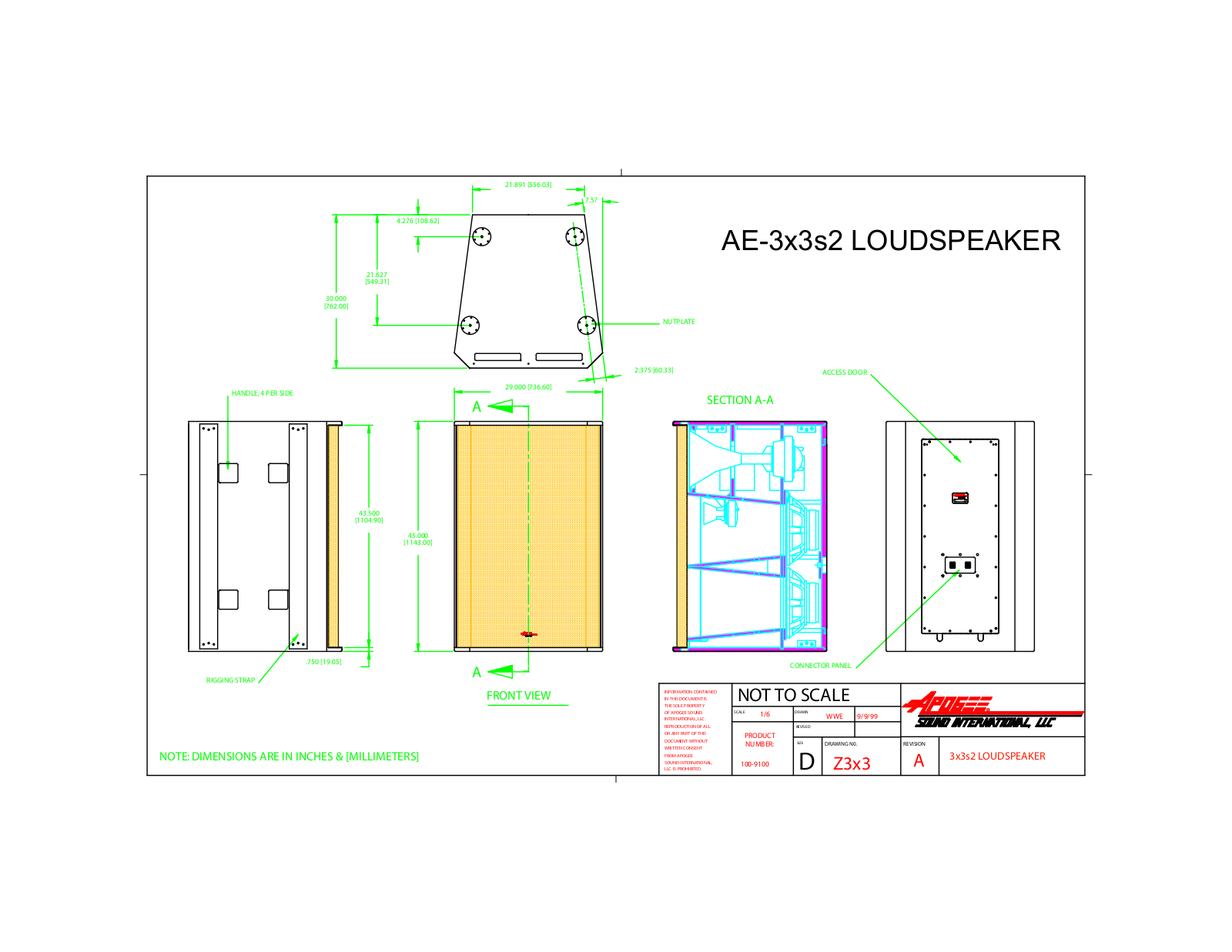 Bogen AE-3x3s2 User Manual