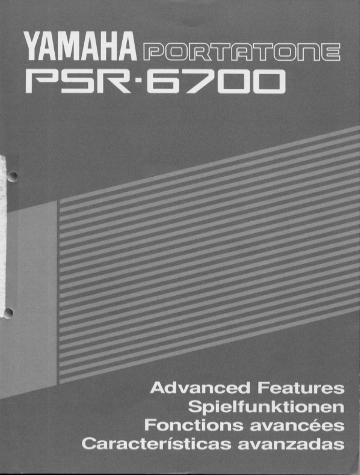 Yamaha PSR-6700E2, PSR-6700 User Manual