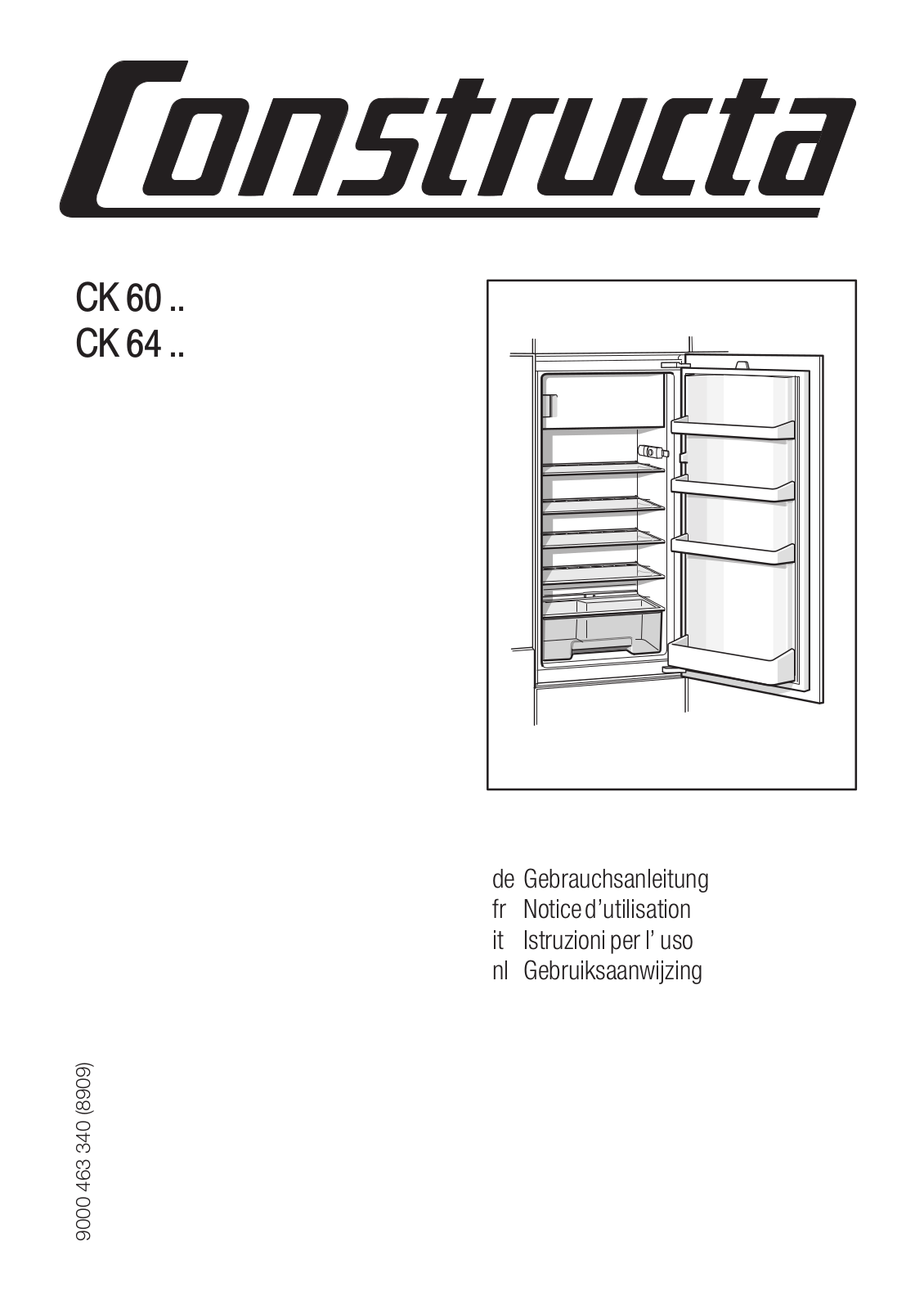 Constructa CK64230, CK60230, CK60430, CK60330, CK64330 User Manual