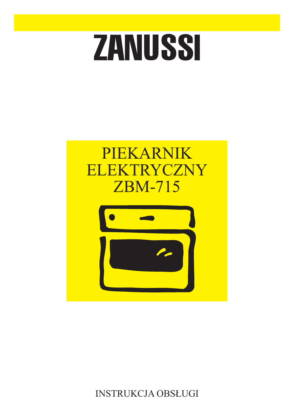 Zanussi ZBM715B, ZBM715X, ZBM715W, ZBM715N User Manual