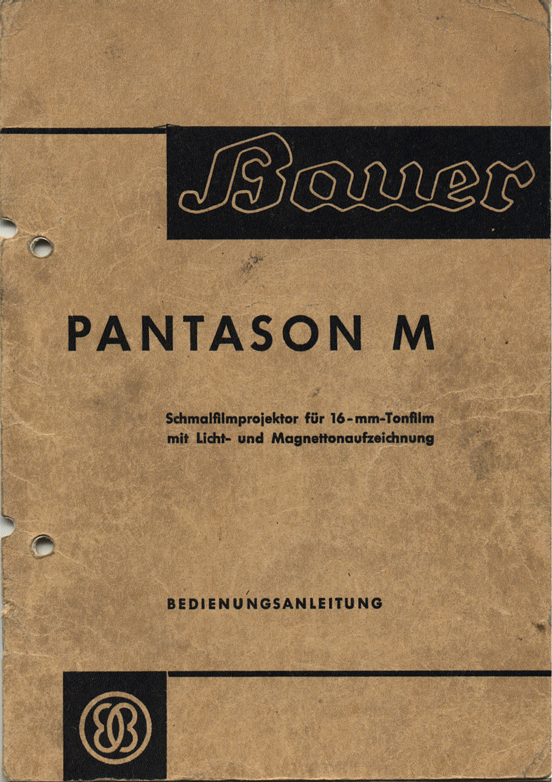 Bauer Pantason M User Manual