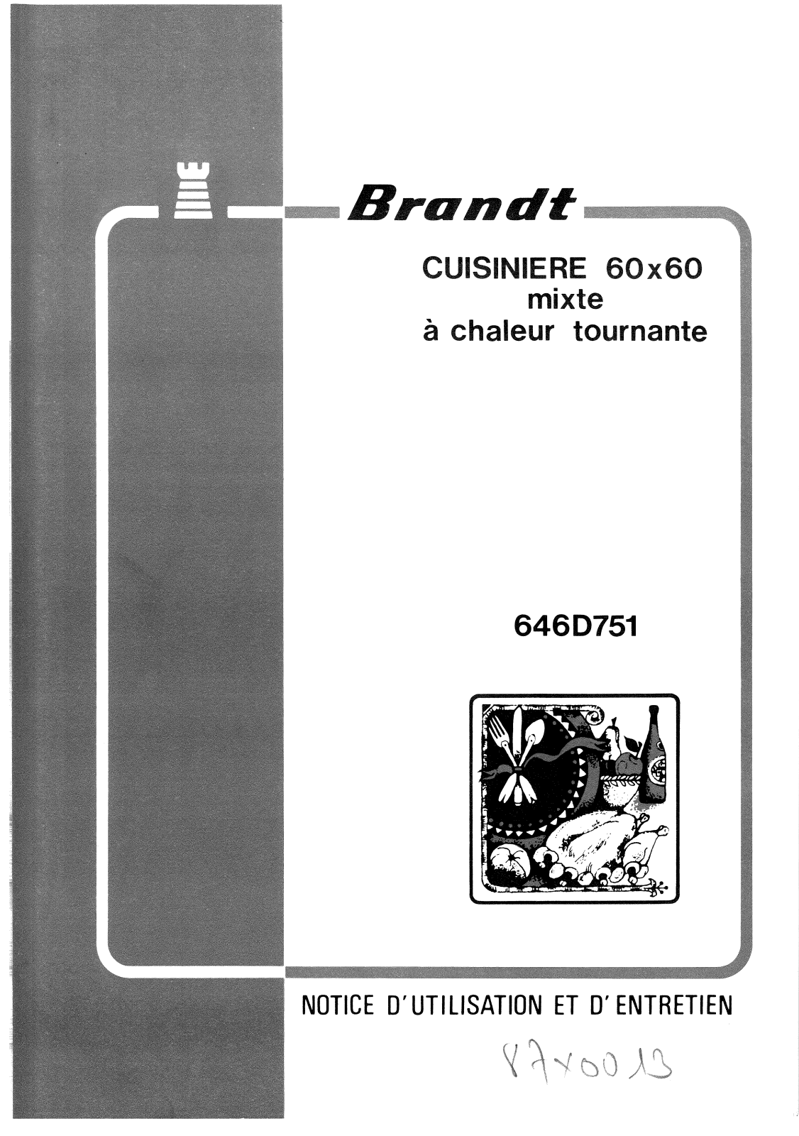 BRANDT 646D5 User Manual