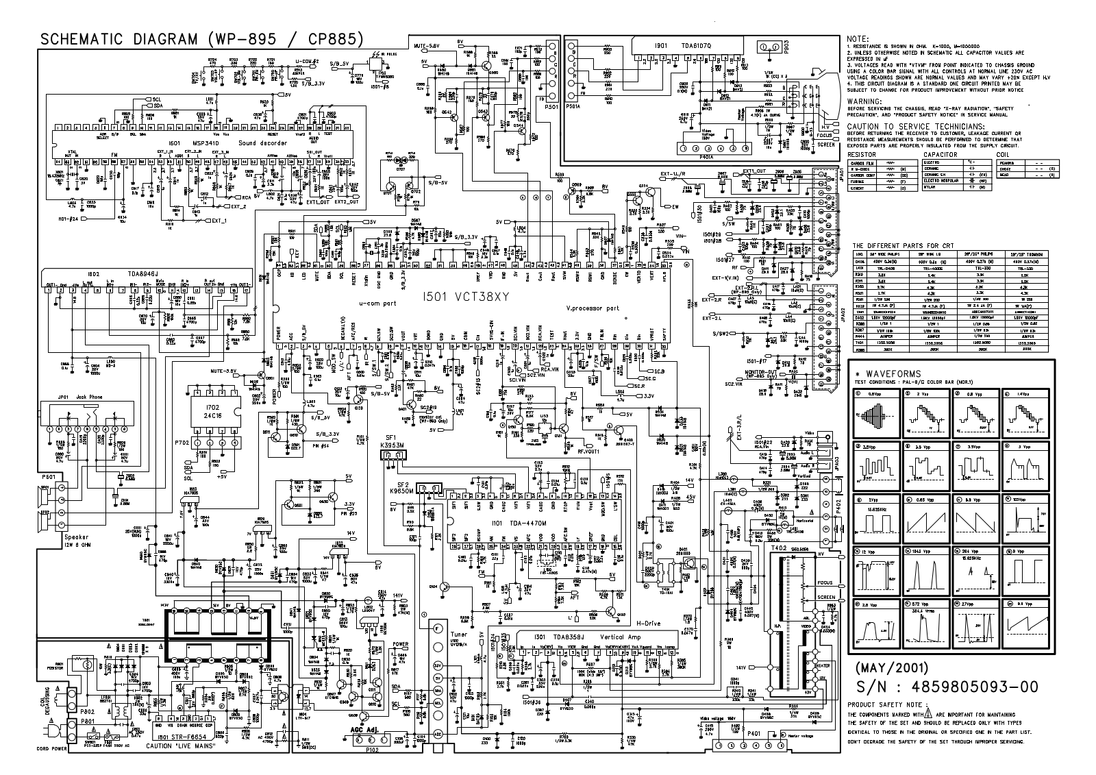 Daewoo CP-885 Service Manual