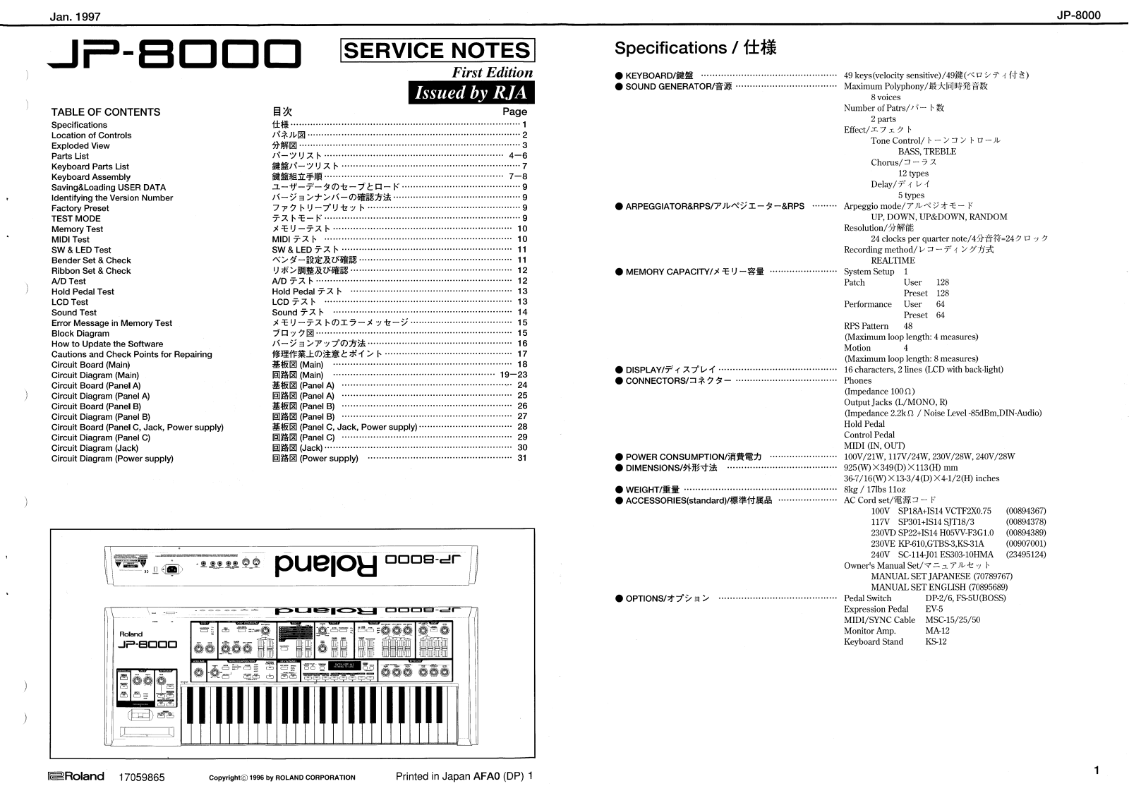 Roland JP-8000 User Manual