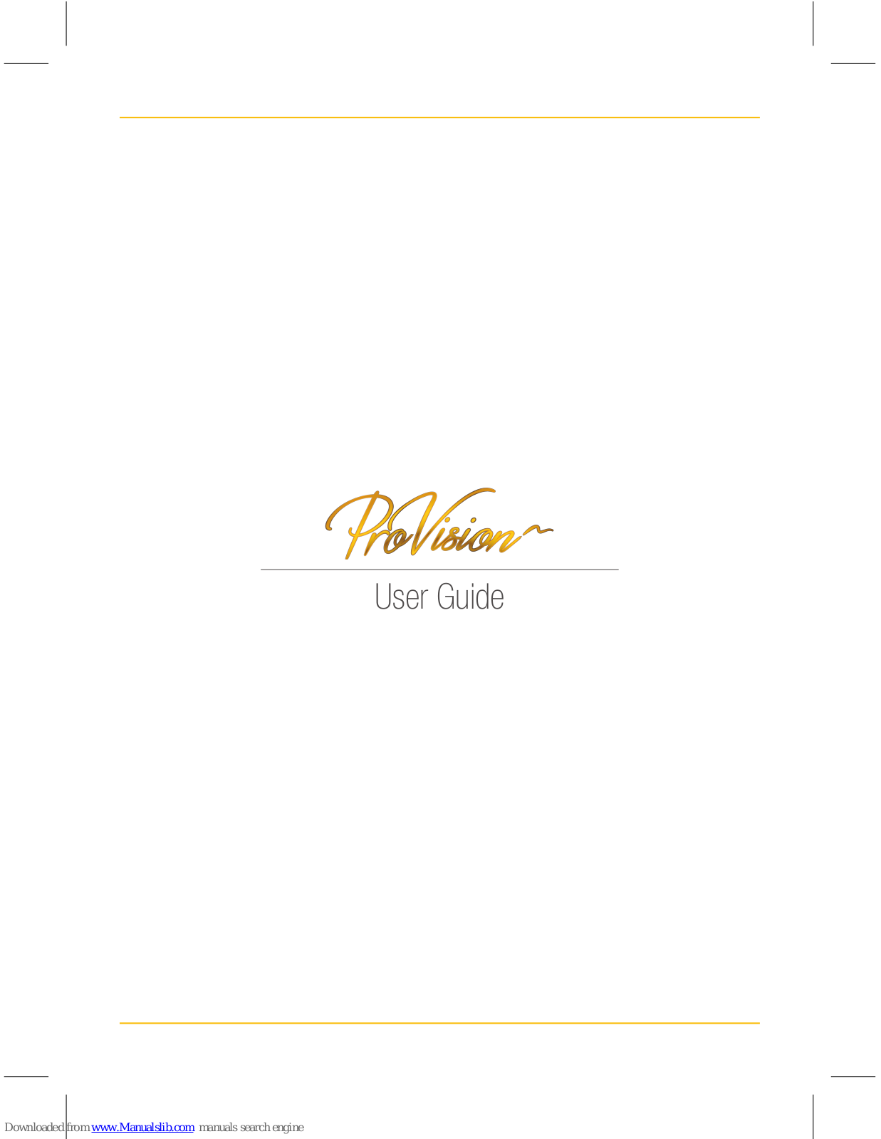 Evine ProVision User Manual - ManualMachine.com