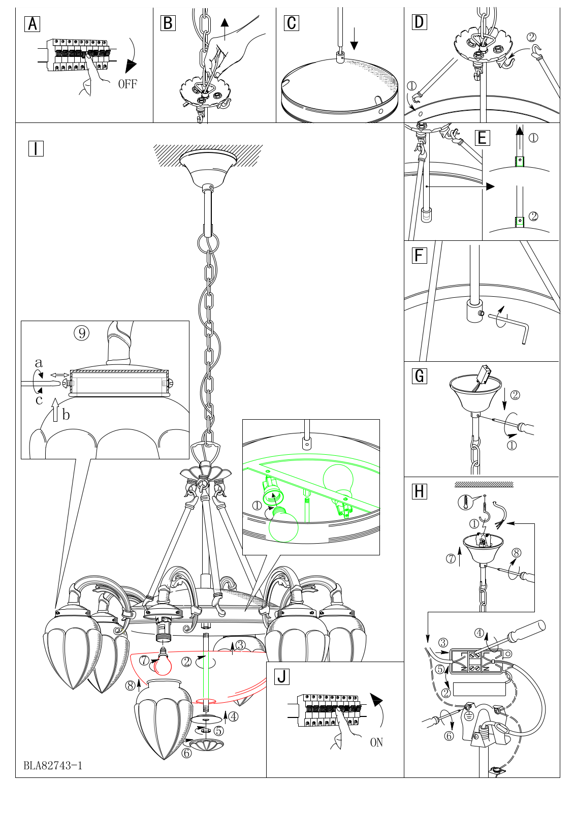 Eglo 82743 operation manual