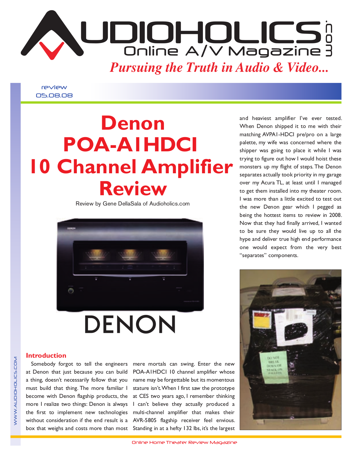 Denon POA-A1HDCI User Manual