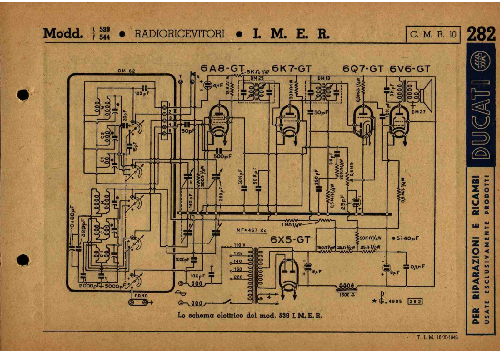 IMER 539 schematic