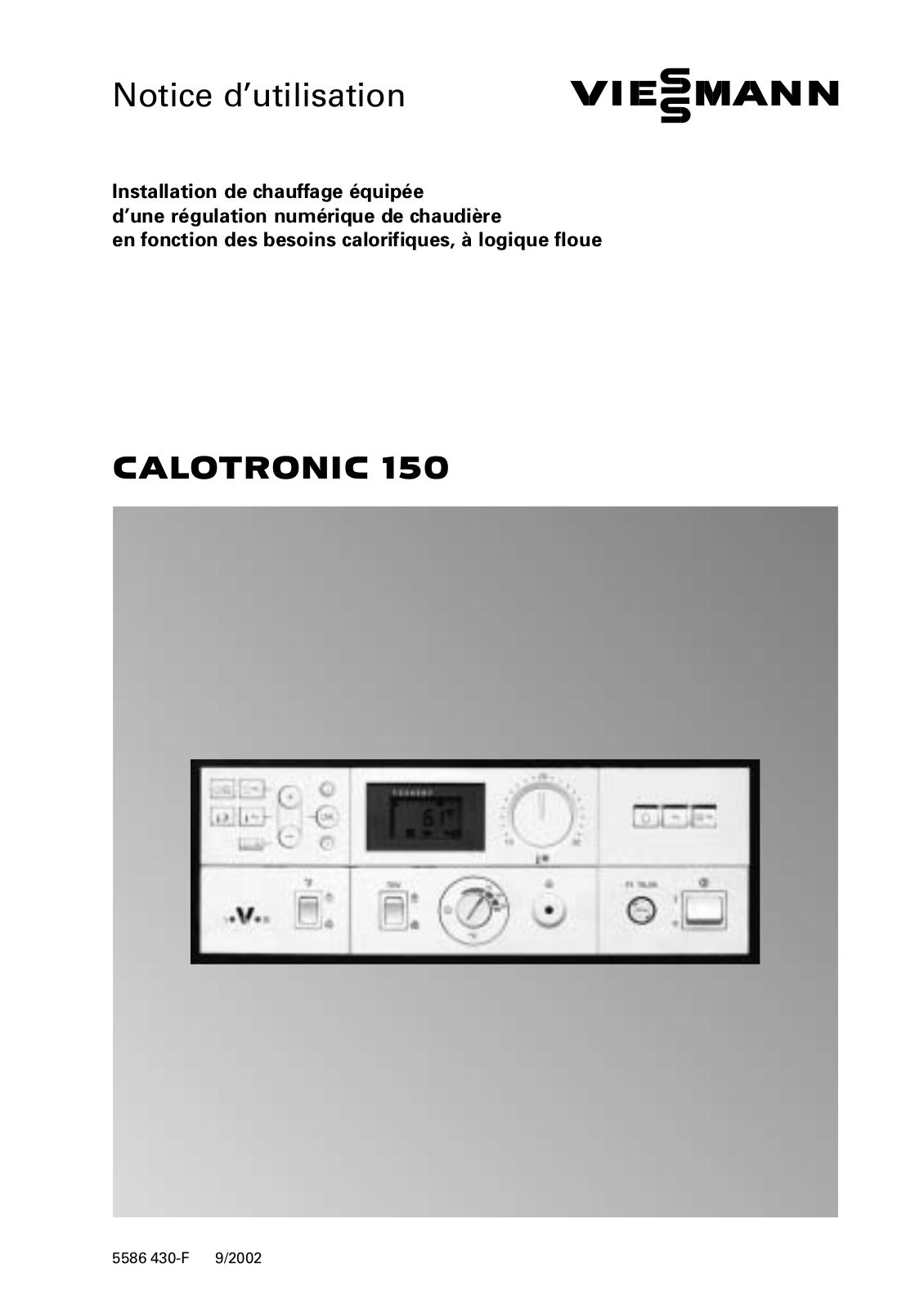 VIESSMANN CALOTRONIC 150 User Manual