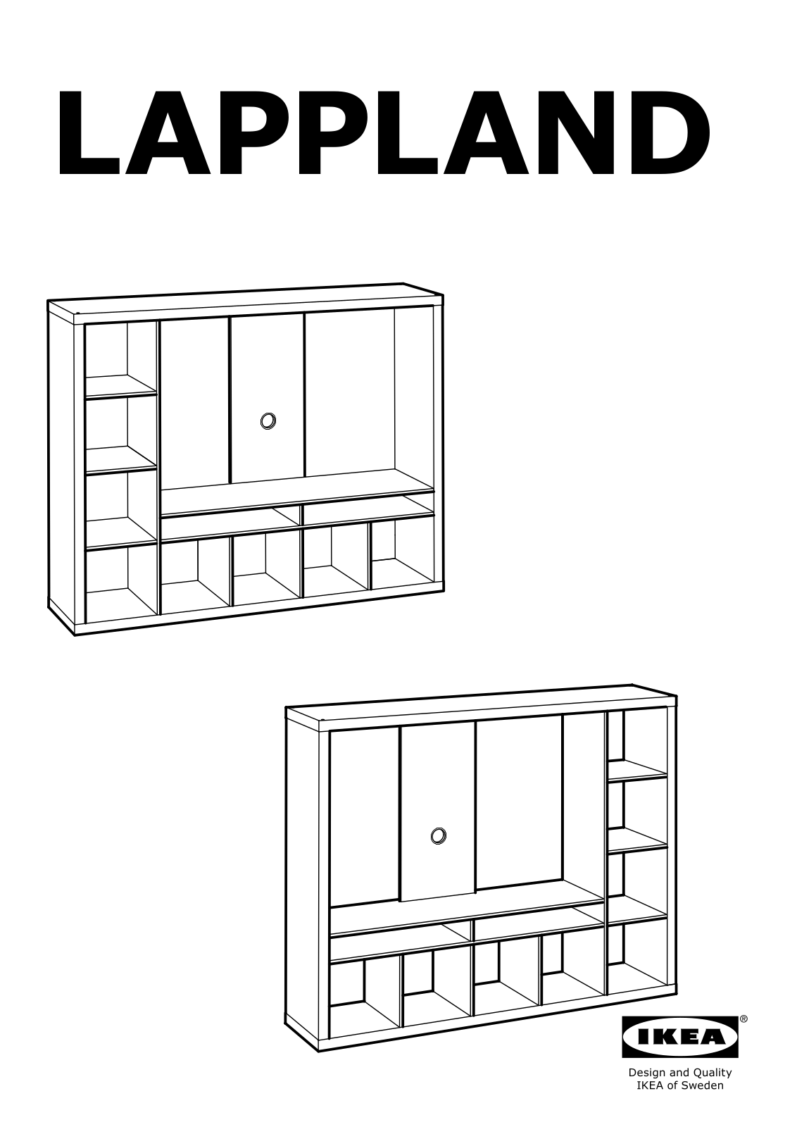 IKEA LAPPLAND User Manual