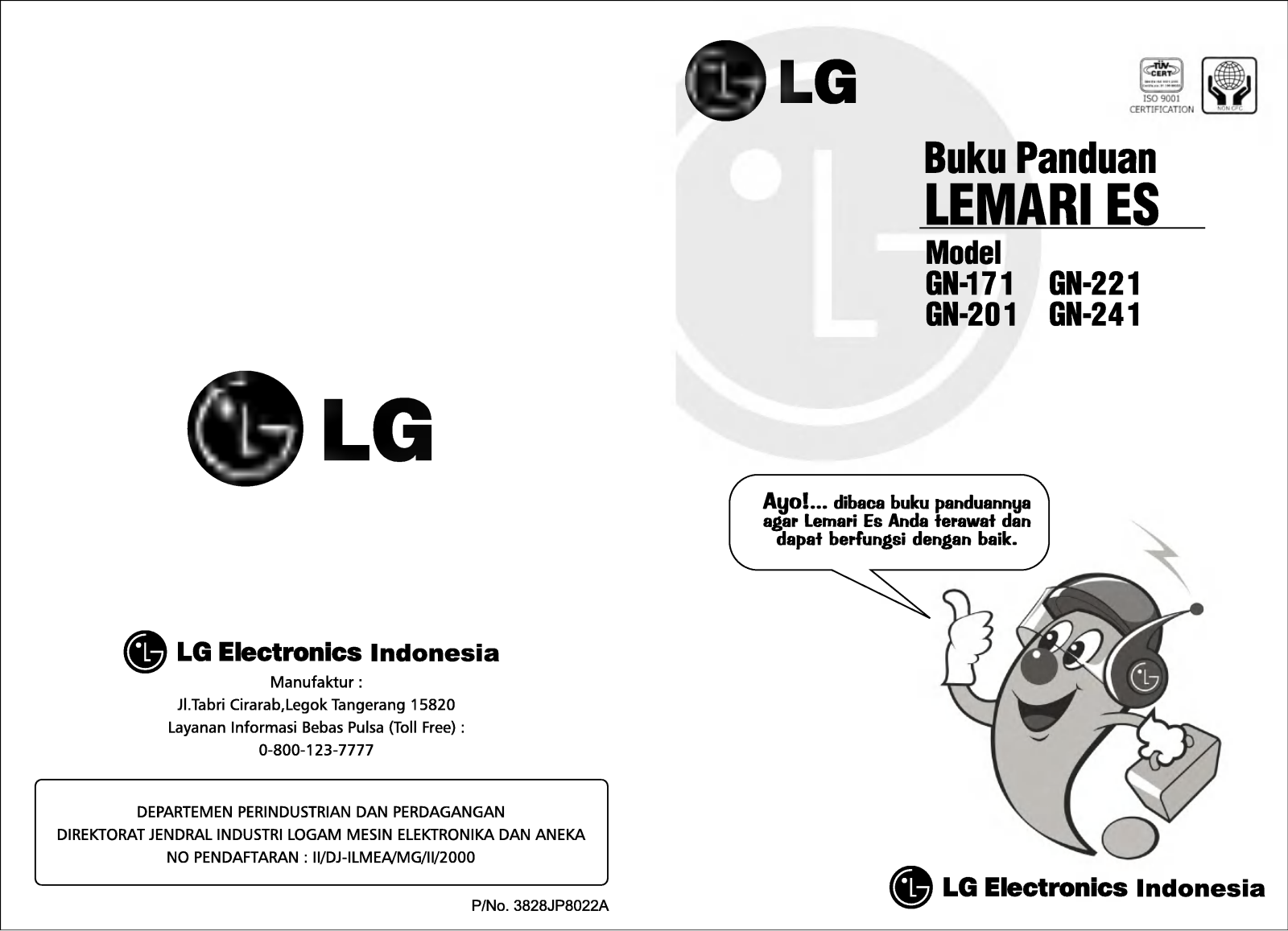 LG GN-201SL Manual book