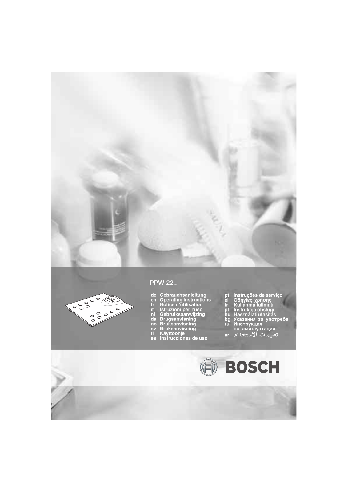 Bosch PPW2201 User Manual