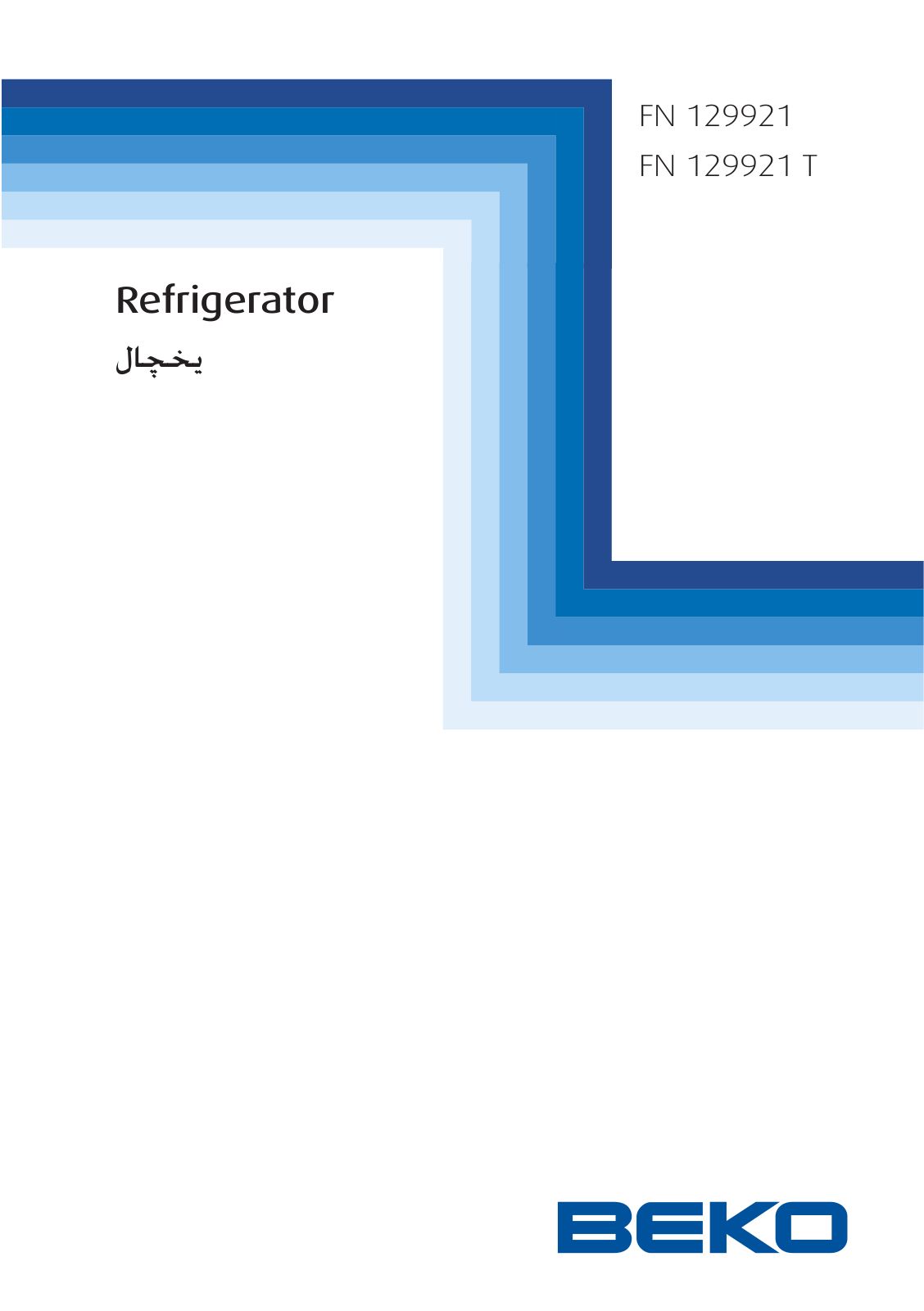 Beko FN 129921, FN 129921 T User manual