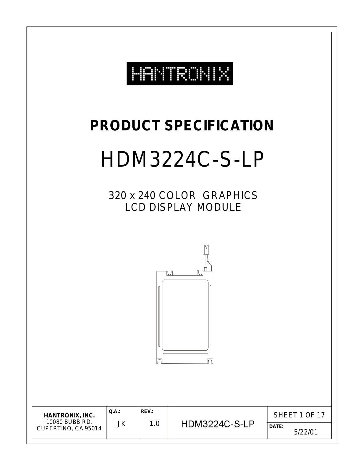 HANTRONIX HDM3224C-S-LP Datasheet