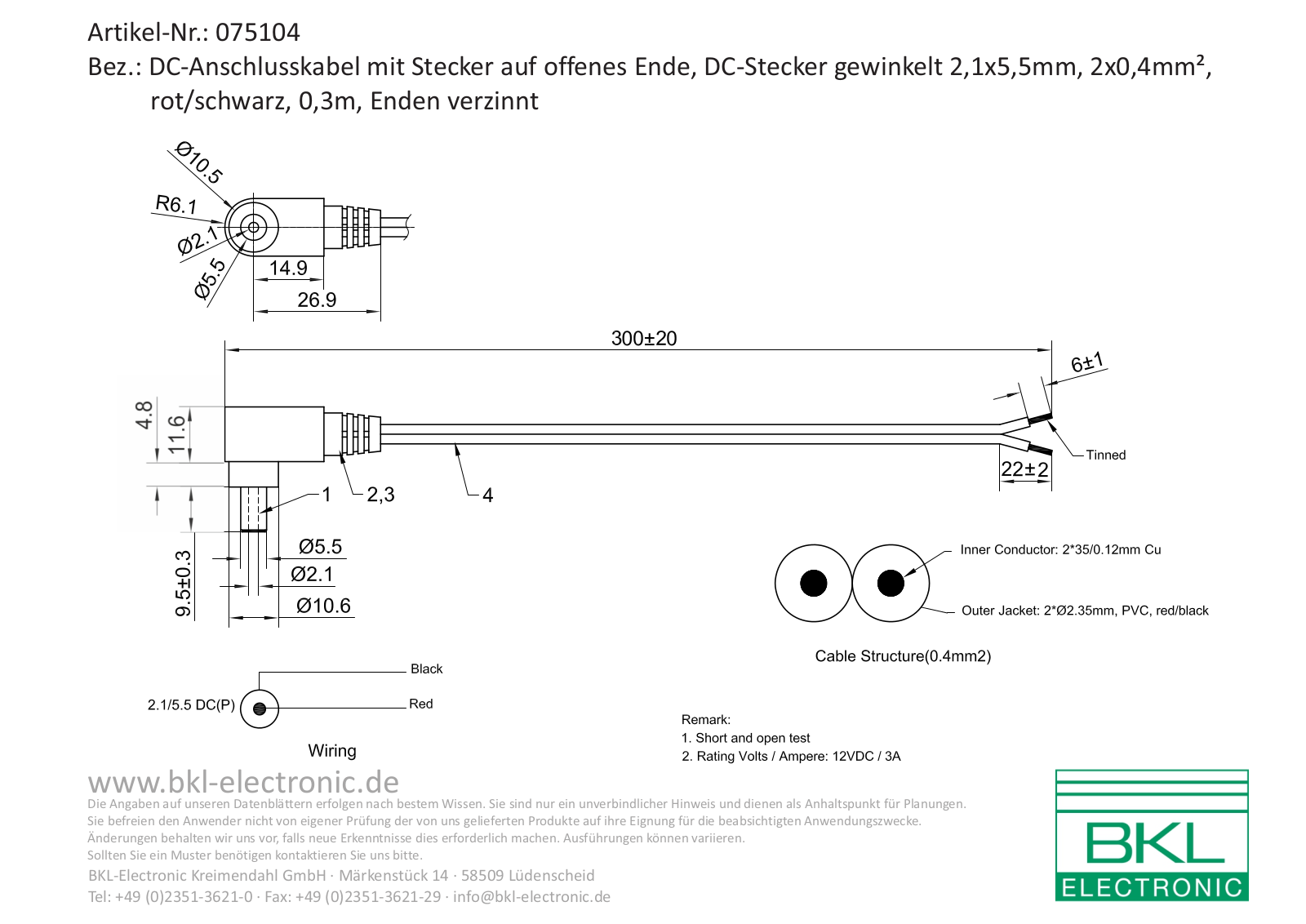 BKL BKL 075104 Datasheet - ManualMachine.com