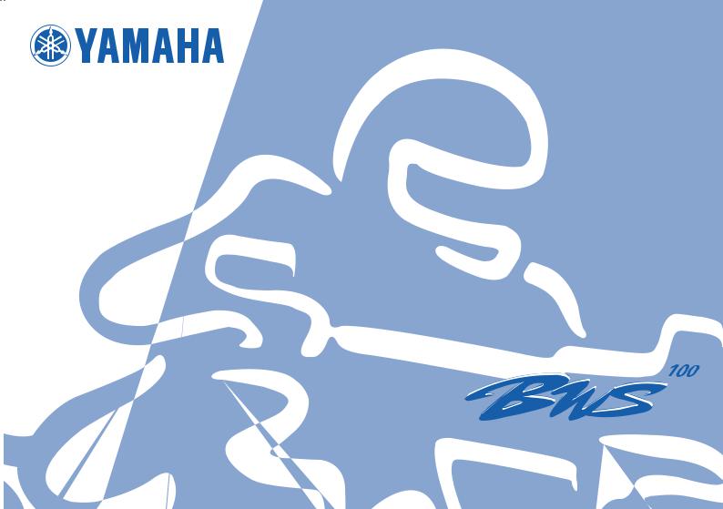 Yamaha BWS YW100E User Manual